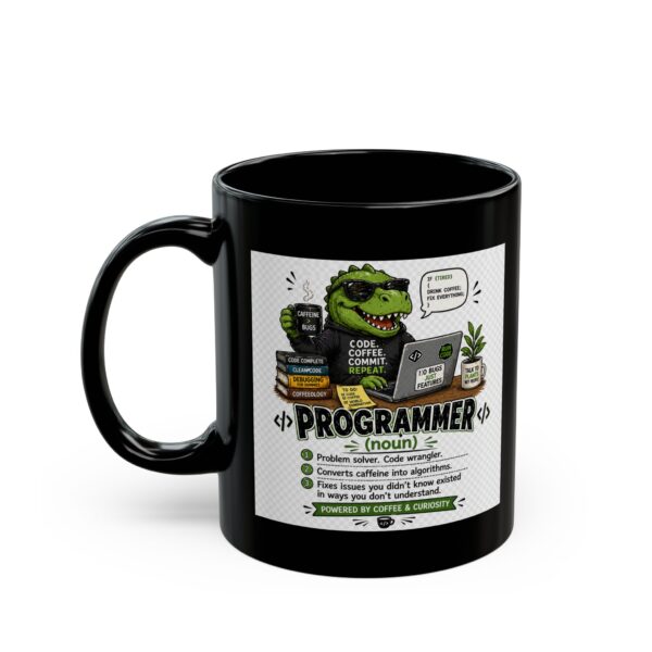 10062726607619026459_2048.jpeg Programmer Noun Powered by Coffee and Curiosity Mug – Career Gift Coffee Mug – 11oz/15oz Ceramic Mug