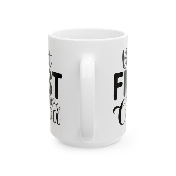 But First Hot Cocoa Winter Mug – Cozy Winter Coffee Mug – 11oz/15oz Ceramic Mug