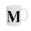 1018162798723080727_2048-1.jpeg Letter M Monogram Mug – Initial Alphabet Coffee Mug – 11oz/15oz Ceramic Mug