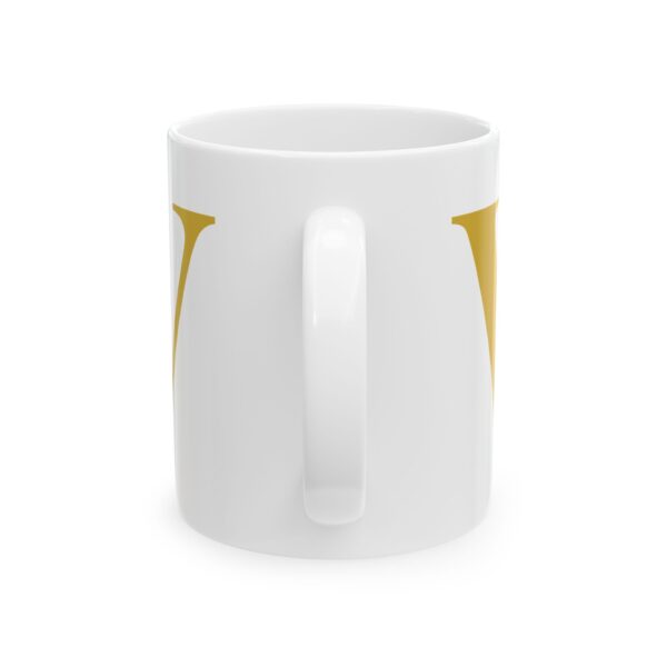 10264170816208887237_2048-1.jpeg Gold Letter V Monogram Mug – Gold Initial Alphabet Coffee Mug – 11oz/15oz Ceramic Mug