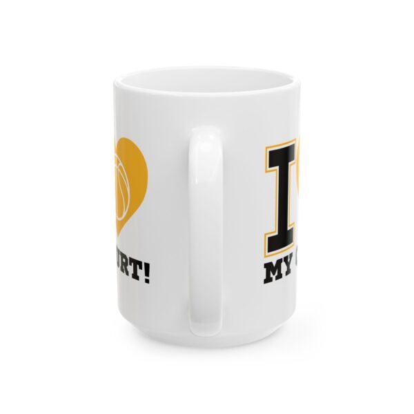 10307628881217865238_2048.jpeg I Heart My Court Basketball Mug – Basketball Fan Coffee Mug – 11oz/15oz Ceramic Mug