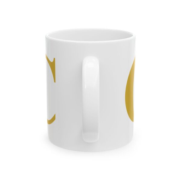 10394332320396911923_2048-1.jpeg Gold Letter C Monogram Mug – Gold Initial Alphabet Coffee Mug – 11oz/15oz Ceramic Mug