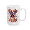 1053540946216744391_2048.jpeg Puppy with Round Sunglasses Dog Lover Mug – Cute Cartoon Puppy Coffee Mug – 11oz/15oz Ceramic Mug