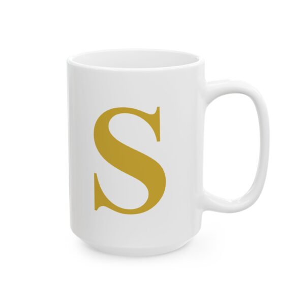 10654799971940174649_2048-2.jpeg Gold Letter S Monogram Mug – Gold Initial Alphabet Coffee Mug – 11oz/15oz Ceramic Mug