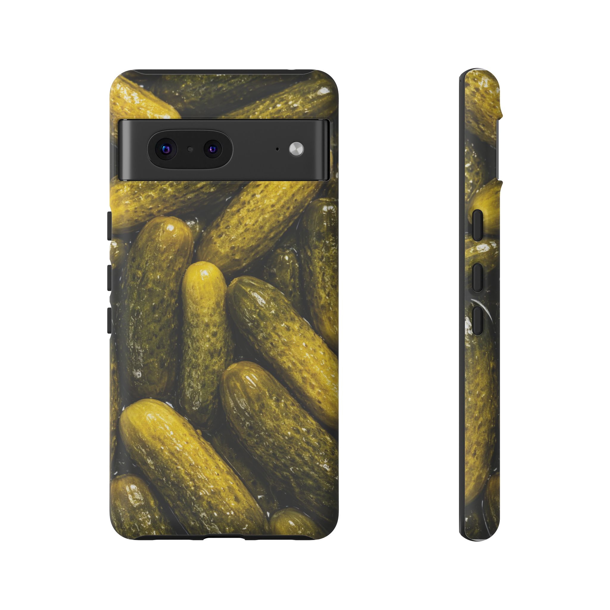 Pickle Pattern Google Pixel Phone Case — Funny Gherkin Protective Cover - Image 9