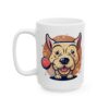 10747032645731051343_2048.jpeg Tough Bulldog with Bubble Dog Lover Mug – Cute Cartoon Puppy Coffee Mug – 11oz/15oz Ceramic Mug