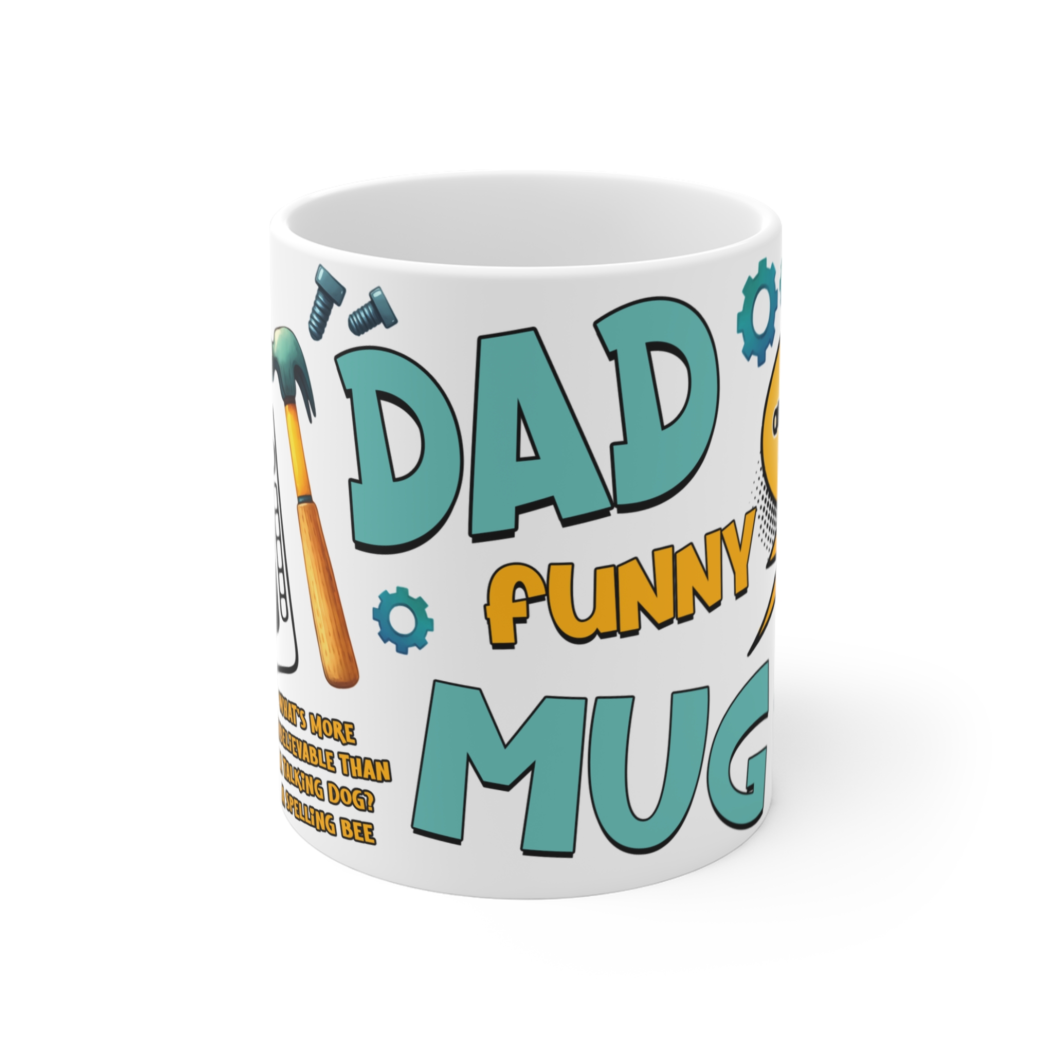 Funny Dad Mug – "I Can't Talk Right Now, I'm Doing Dad Stuff" 11oz Coffee Cup - Image 2