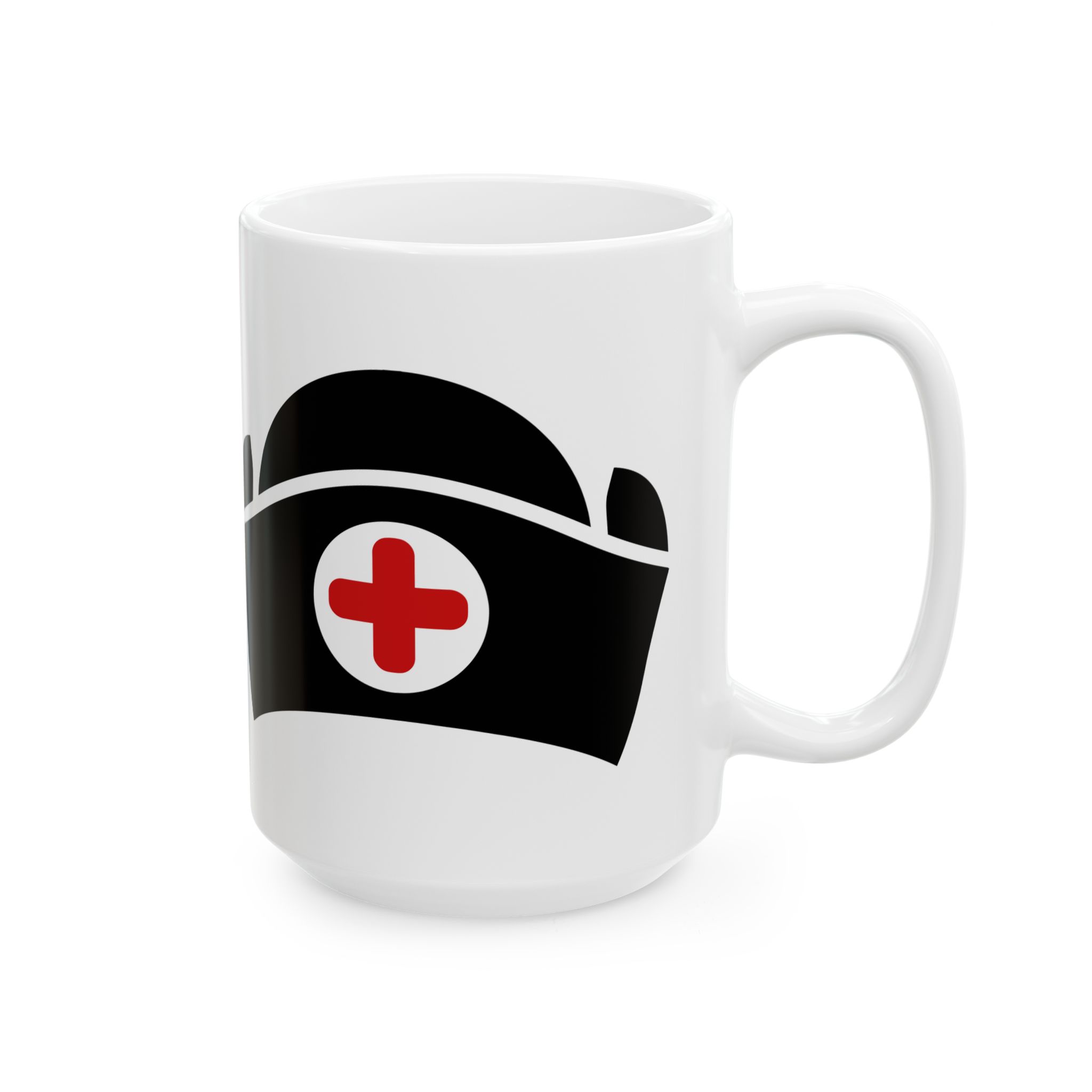 Nurse Hat– Medical Coffee Mug – 11oz/15oz Ceramic Mug - Image 6