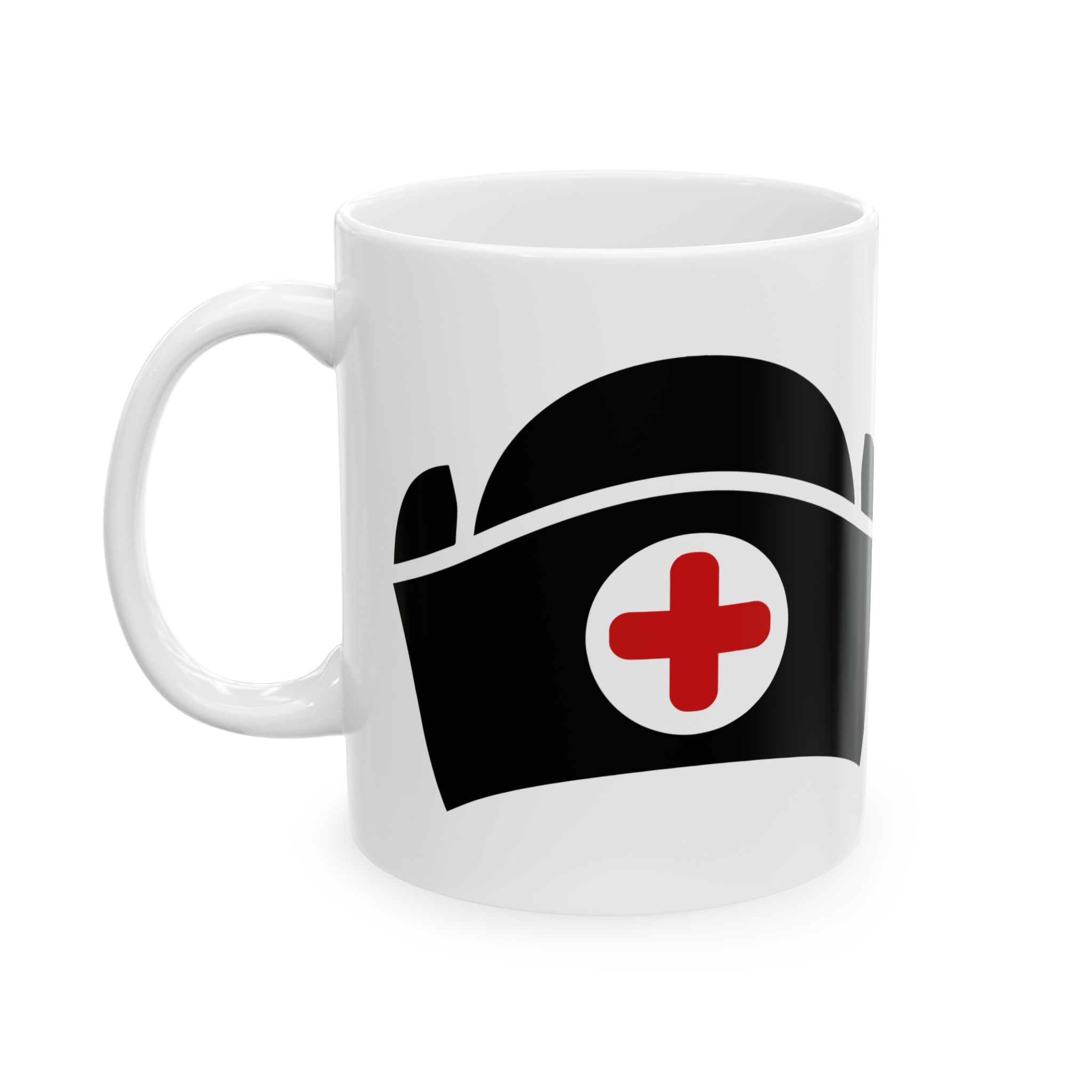 Nurse Hat– Medical Coffee Mug – 11oz/15oz Ceramic Mug - Image 3