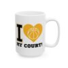 1090809638700104133_2048.jpeg I Heart My Court Basketball Mug – Basketball Fan Coffee Mug – 11oz/15oz Ceramic Mug