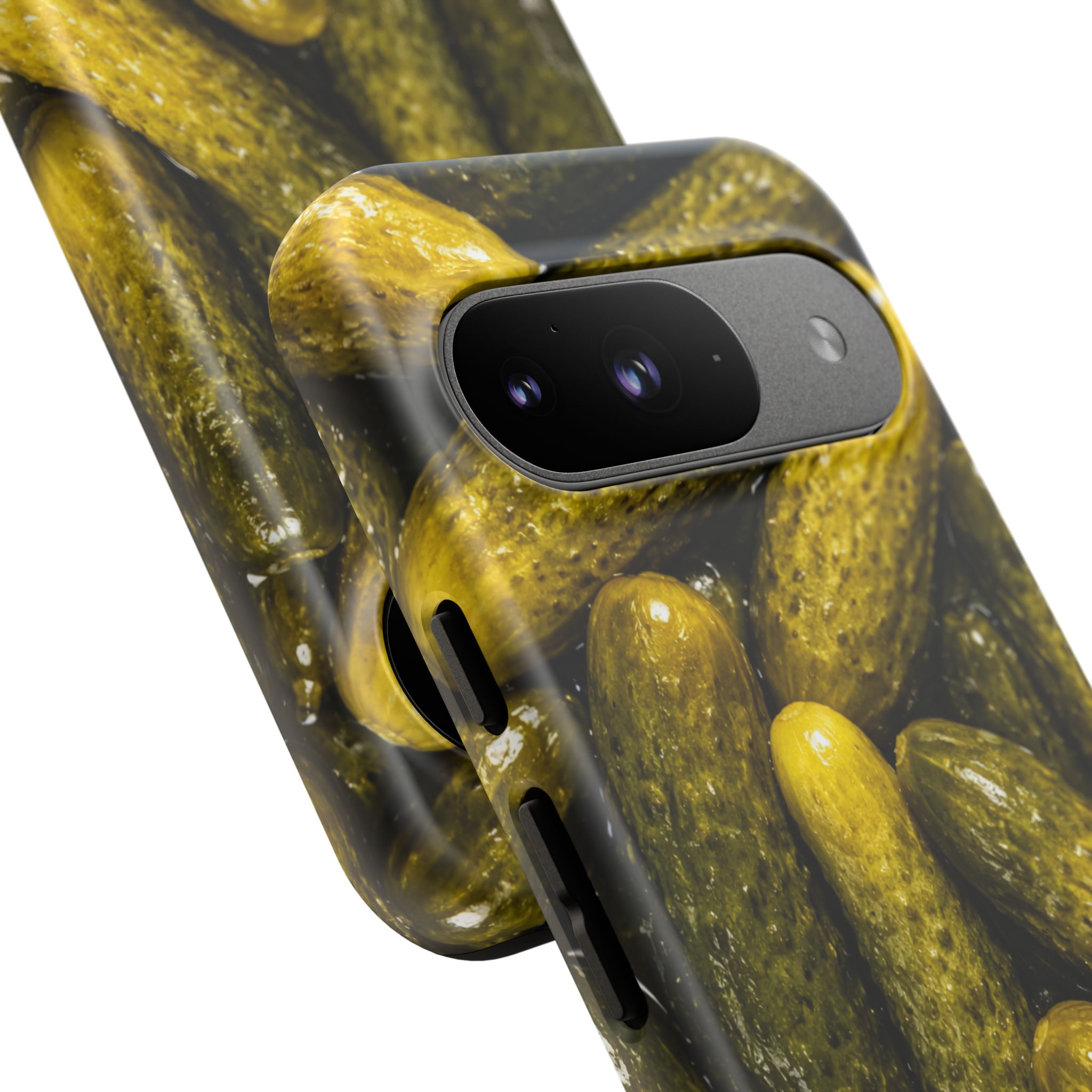 Pickle Pattern Google Pixel Phone Case — Funny Gherkin Protective Cover - Image 45