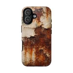 Rust Texture Tough Phone Case — Industrial Vintage iPhone Cover