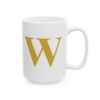 10928726287179968886_2048.jpeg Gold Letter W Monogram Mug – Gold Initial Alphabet Coffee Mug – 11oz/15oz Ceramic Mug