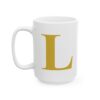 10952822102175745608_2048-1.jpeg Gold Letter L Monogram Mug – Gold Initial Alphabet Coffee Mug – 11oz/15oz Ceramic Mug
