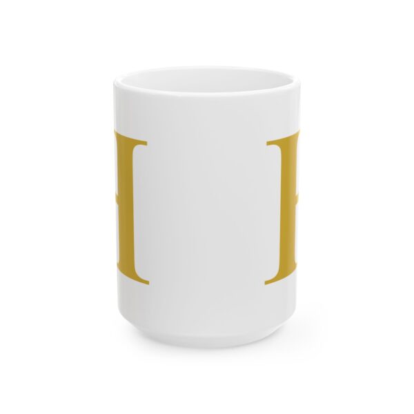 10964245377043861934_2048-1.jpeg Gold Letter H Monogram Mug – Gold Initial Alphabet Coffee Mug – 11oz/15oz Ceramic Mug