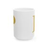10984801307735570339_2048-1.jpeg Gold Letter P Monogram Mug – Gold Initial Alphabet Coffee Mug – 11oz/15oz Ceramic Mug
