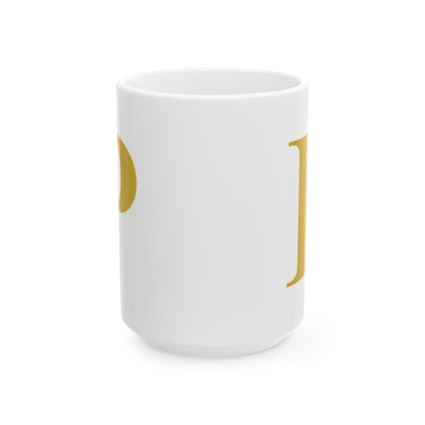 10984801307735570339_2048-1.jpeg Gold Letter P Monogram Mug – Gold Initial Alphabet Coffee Mug – 11oz/15oz Ceramic Mug