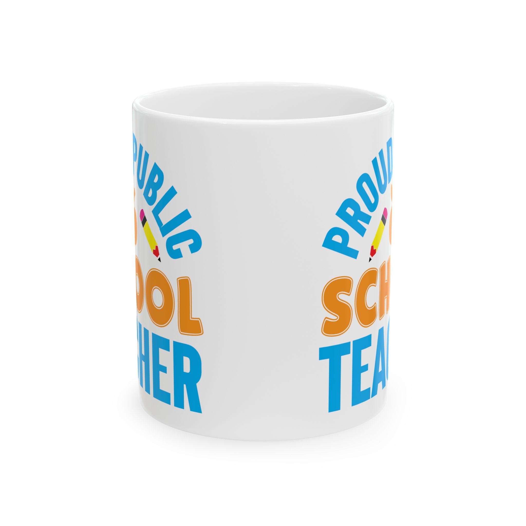 Proud School Teacher Ceramic Mug — Colorful Teacher Appreciation Gift (11oz & 15oz) - Image 2