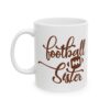 Football Sister Football Mug – Football Fan Coffee Mug – 11oz/15oz Ceramic Mug