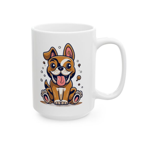 11284071182951960669_2048.jpeg Sitting Boston Terrier Pup Dog Lover Mug – Cute Cartoon Puppy Coffee Mug – 11oz/15oz Ceramic Mug