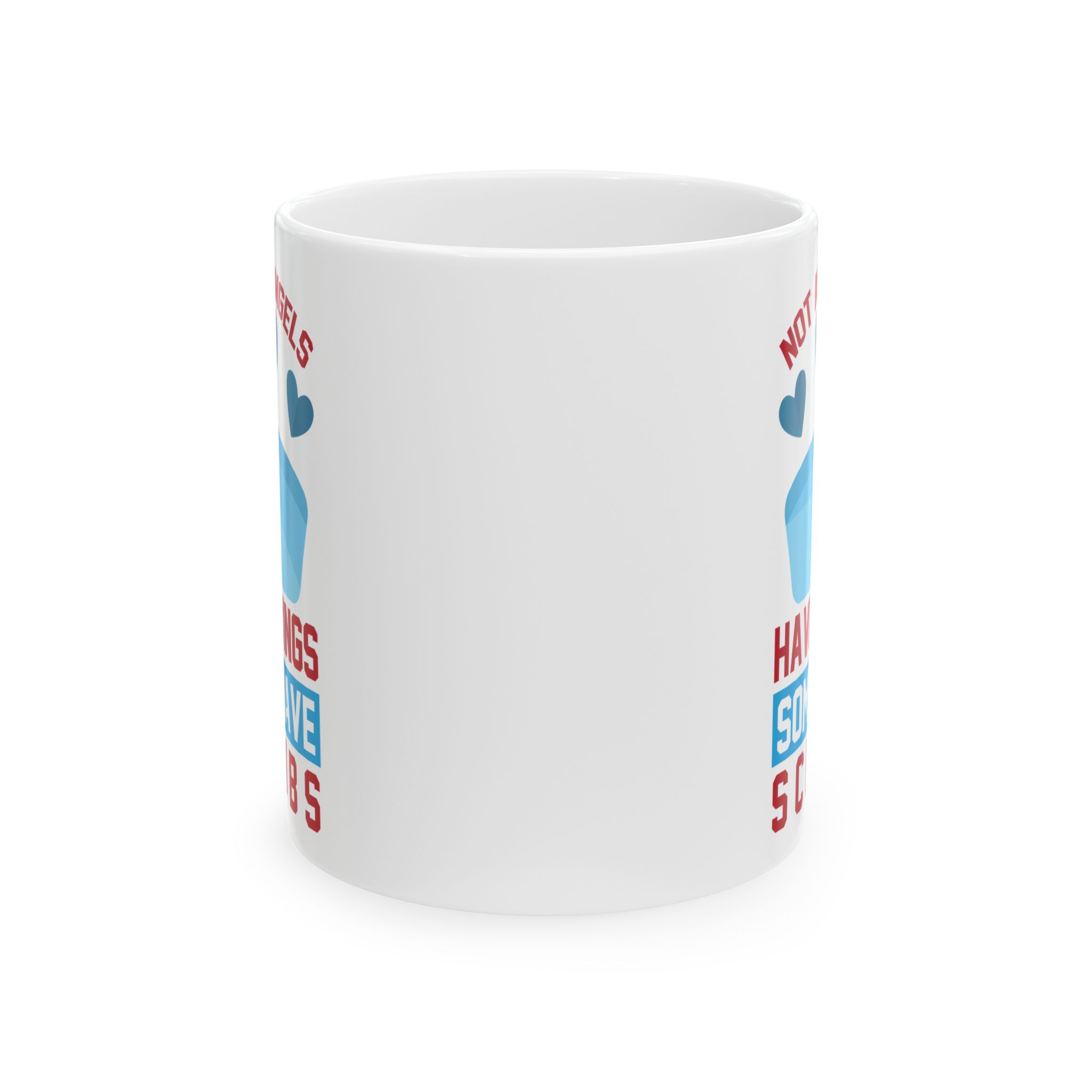Not All Angels Have Wings Some Have Scrubs – Medical Coffee Mug – 11oz/15oz Ceramic Mug - Image 2