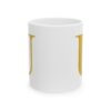 11348129253371228183_2048.jpeg Gold Letter U Monogram Mug – Gold Initial Alphabet Coffee Mug – 11oz/15oz Ceramic Mug
