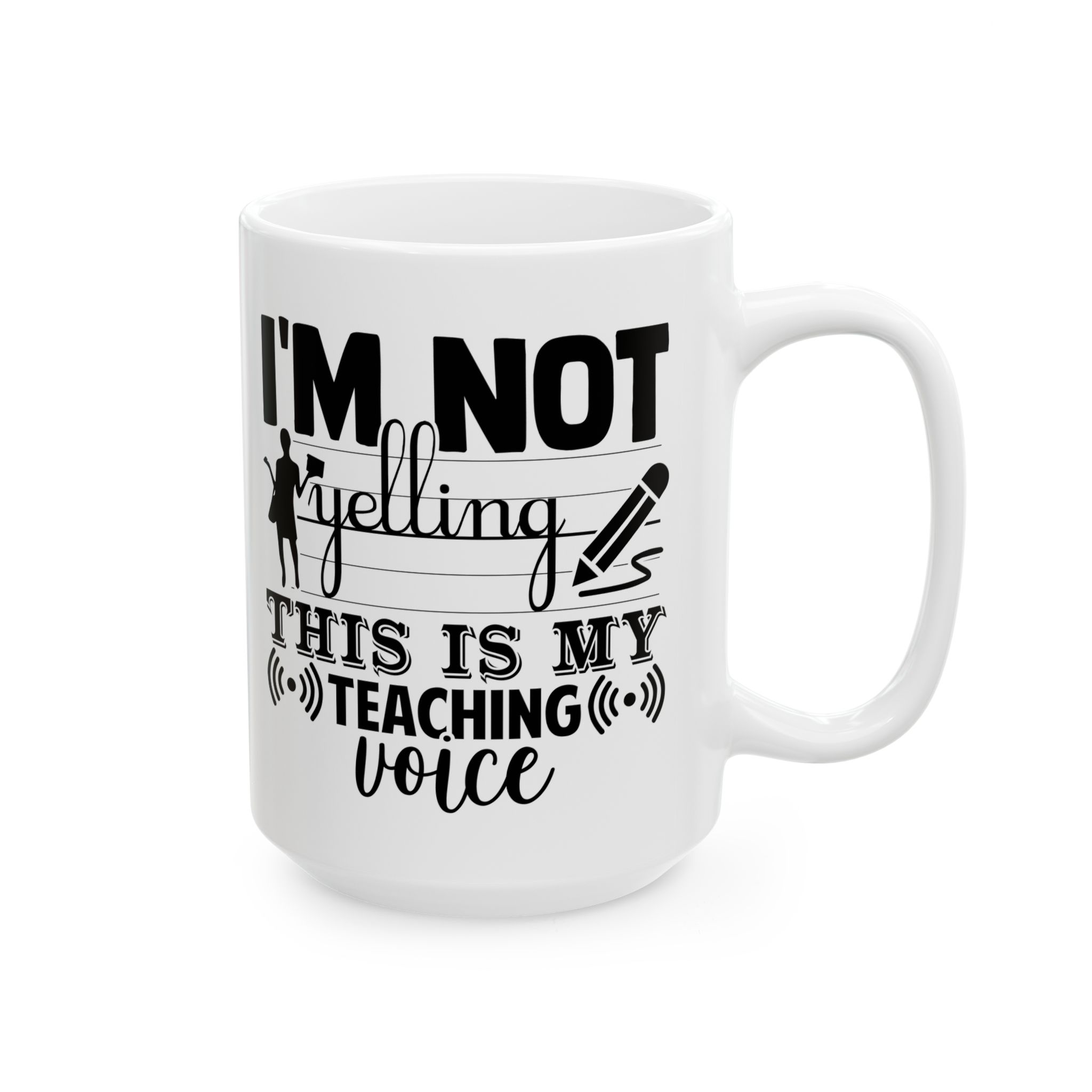 Funny Teacher Coffee Mug – Gift for Teacher – (11oz/15oz) Ceramic Mug - Image 6