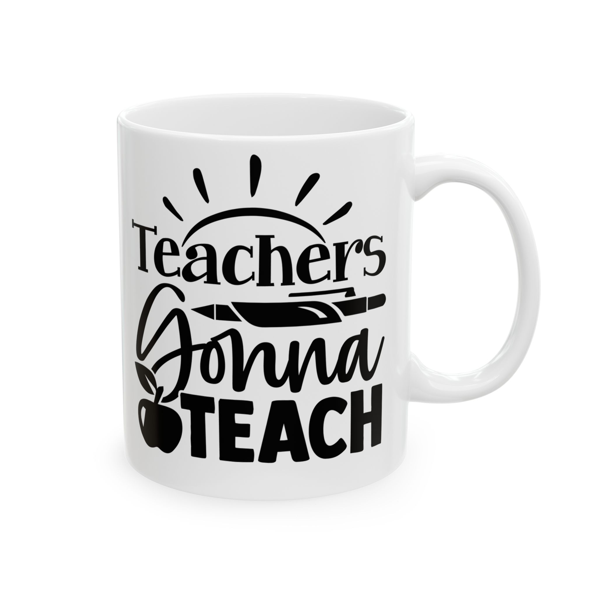 Funny Teacher Coffee Mug – Gift for Teacher – (11oz/15oz) Ceramic Mug