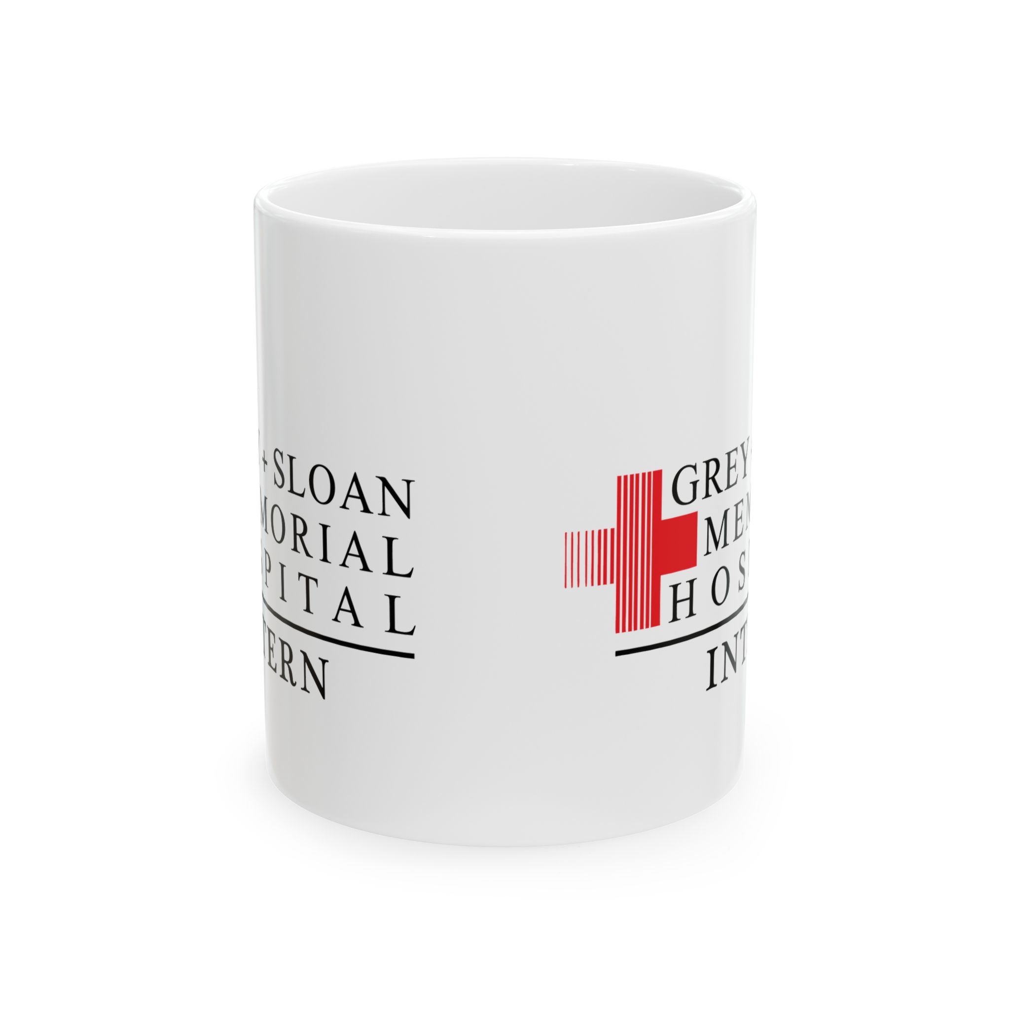 Grey + Sloan Memorial Hospital | Intern – Medical Coffee Mug – 11oz/15oz Ceramic Mug - Image 2