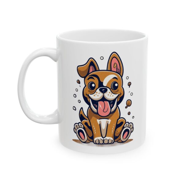 11498043950279865932_2048.jpeg Sitting Boston Terrier Pup Dog Lover Mug – Cute Cartoon Puppy Coffee Mug – 11oz/15oz Ceramic Mug