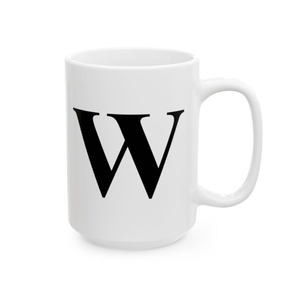 11556358836627982849_2048-1.jpeg Letter W Monogram Mug – Initial Alphabet Coffee Mug – 11oz/15oz Ceramic Mug