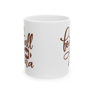 Football Nana Football Mug – Football Fan Coffee Mug – 11oz/15oz Ceramic Mug