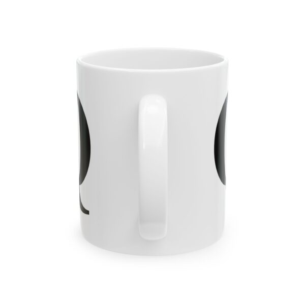 Letter Q Monogram Mug – Initial Alphabet Coffee Mug – 11oz/15oz Ceramic Mug