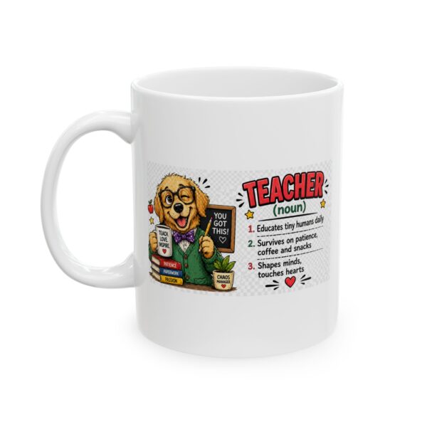 11707154057535917396_2048.jpeg Teacher Noun Golden Retriever Mug – Career Gift Coffee Mug – 11oz/15oz Ceramic Mug