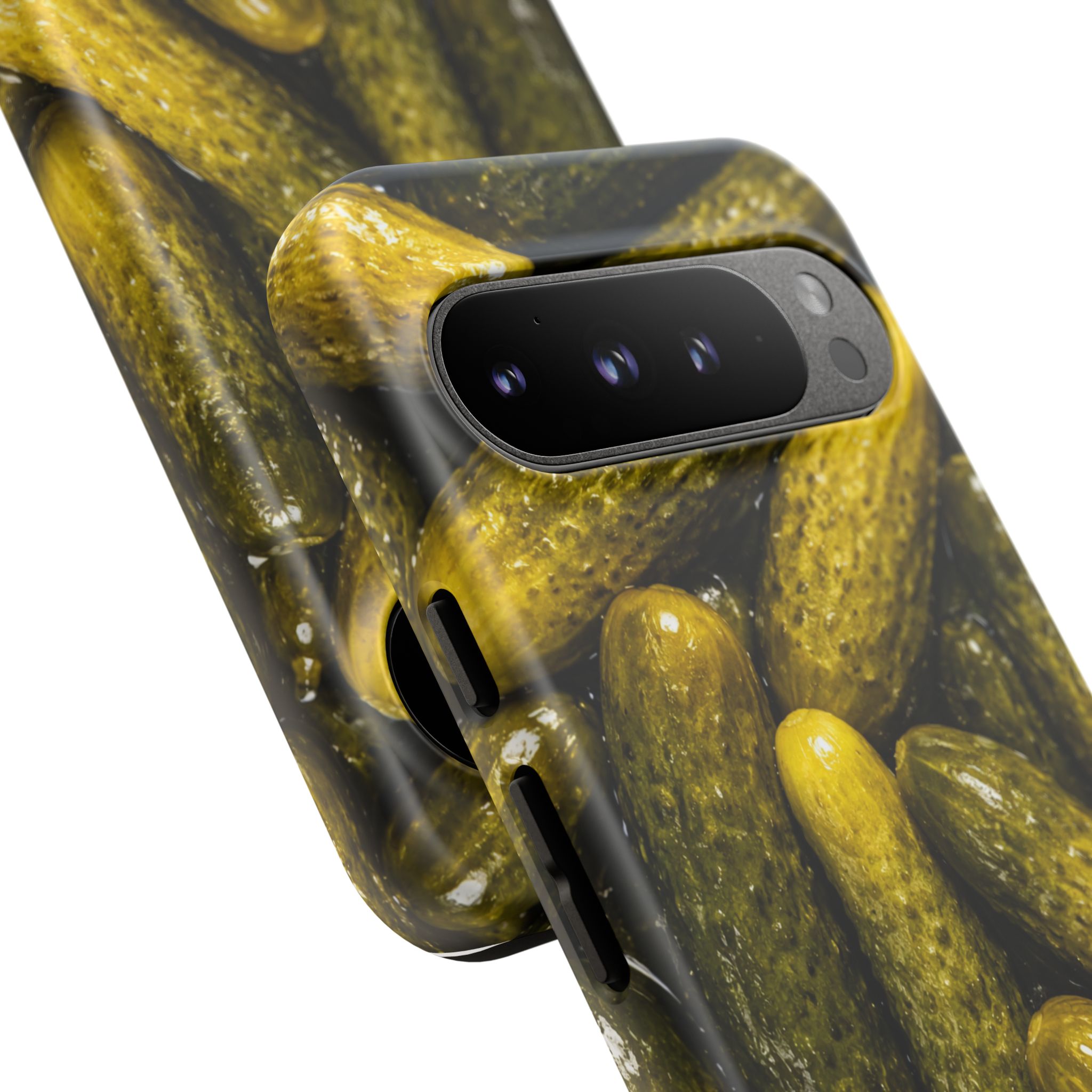 Pickle Pattern Google Pixel Phone Case — Funny Gherkin Protective Cover - Image 57