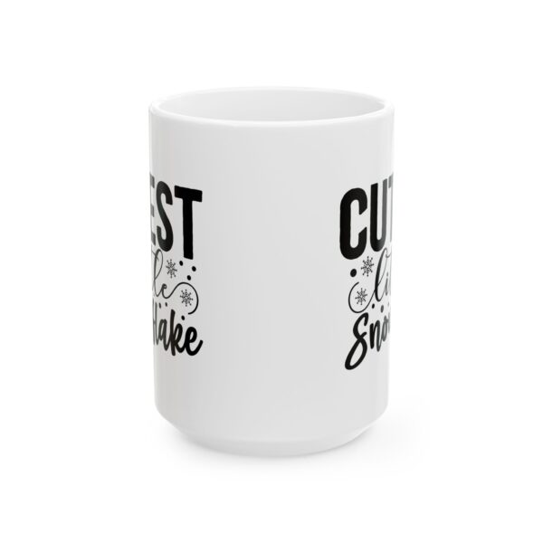 Cutest Little Snowflake Winter Mug – Cozy Winter Coffee Mug – 11oz/15oz Ceramic Mug