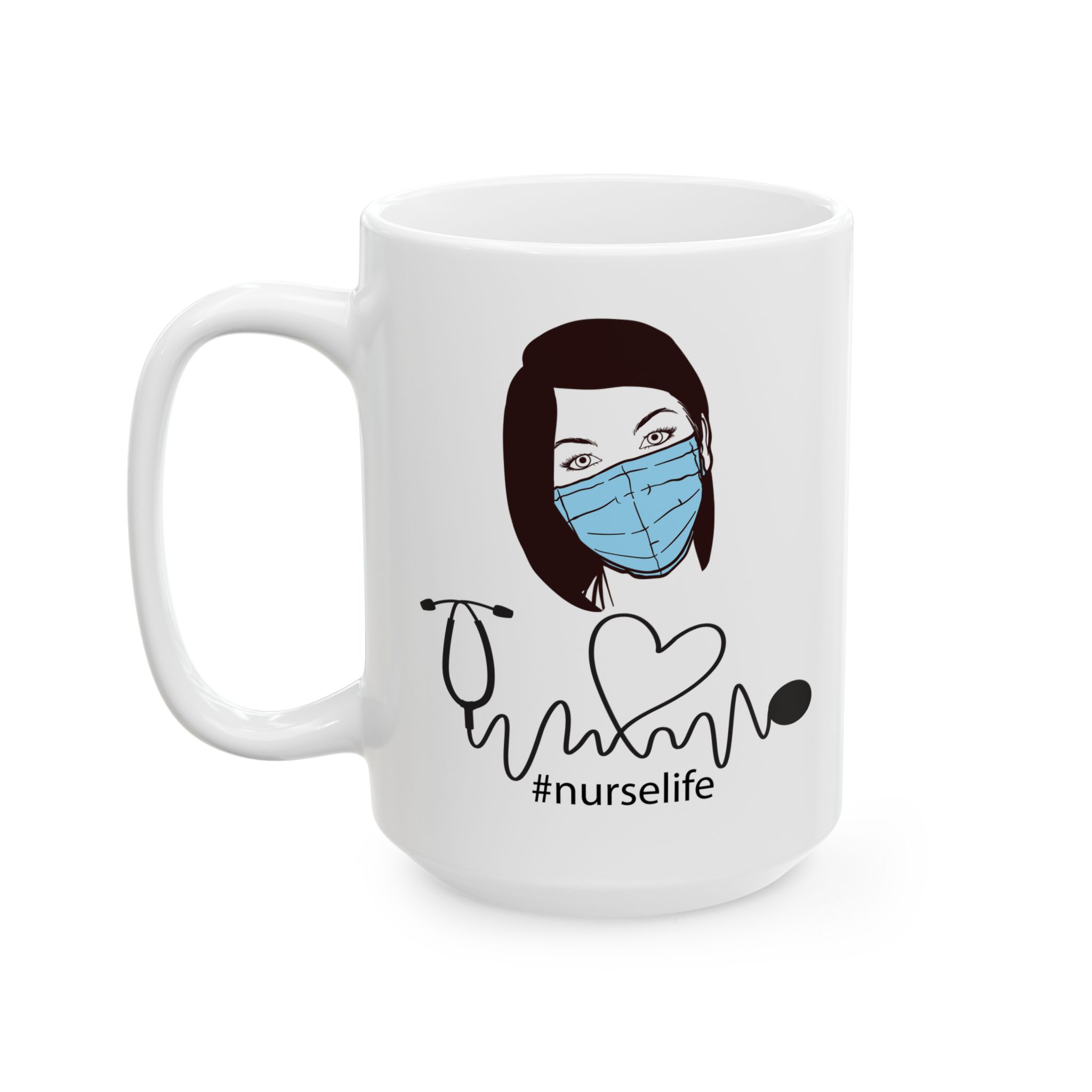 Nurselife – Medical Nurse Coffee Mug – 11oz/15oz Ceramic Mug - Image 8
