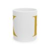 11957829839524104227_2048-1.jpeg Gold Letter K Monogram Mug – Gold Initial Alphabet Coffee Mug – 11oz/15oz Ceramic Mug