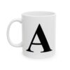 12043412935852193696_2048-1.jpeg Letter A Monogram Mug – Initial Alphabet Coffee Mug – 11oz/15oz Ceramic Mug