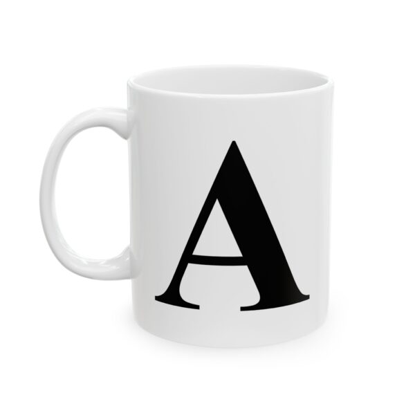 12043412935852193696_2048-1.jpeg Letter A Monogram Mug – Initial Alphabet Coffee Mug – 11oz/15oz Ceramic Mug