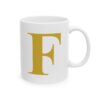 12055812876940616311_2048-1.jpeg Gold Letter F Monogram Mug – Gold Initial Alphabet Coffee Mug – 11oz/15oz Ceramic Mug