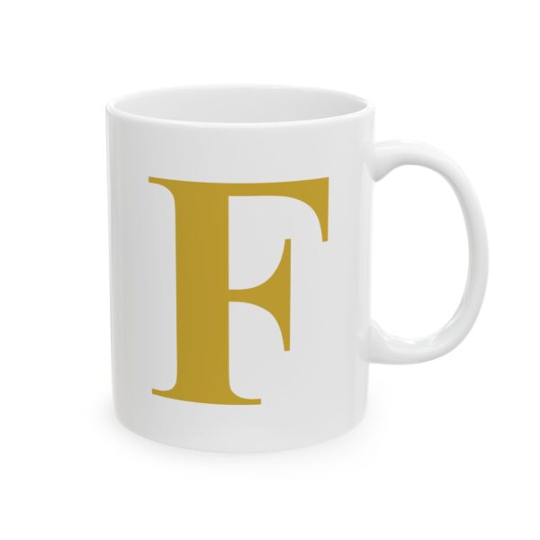 12055812876940616311_2048-1.jpeg Gold Letter F Monogram Mug – Gold Initial Alphabet Coffee Mug – 11oz/15oz Ceramic Mug