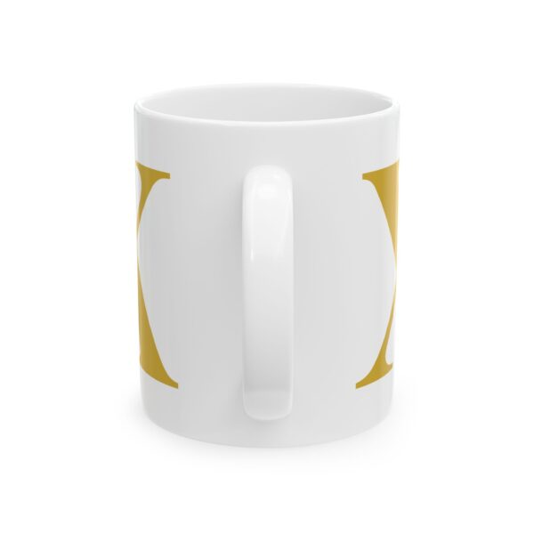 12141071915232348122_2048-1.jpeg Gold Letter X Monogram Mug – Gold Initial Alphabet Coffee Mug – 11oz/15oz Ceramic Mug