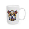 12180058081710834000_2048.jpeg Dog in Yellow Glasses Dog Lover Mug – Cute Cartoon Puppy Coffee Mug – 11oz/15oz Ceramic Mug