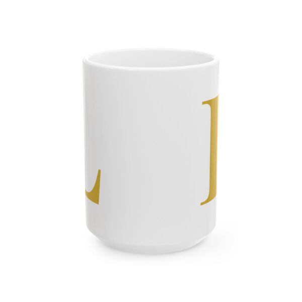 12276996183877941873_2048-1.jpeg Gold Letter L Monogram Mug – Gold Initial Alphabet Coffee Mug – 11oz/15oz Ceramic Mug