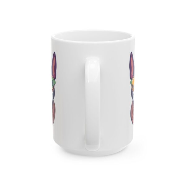 12278453630723938222_2048.jpeg Cool Dog in Sunglasses and Scarf Dog Lover Mug – Cute Cartoon Puppy Coffee Mug – 11oz/15oz Ceramic Mug