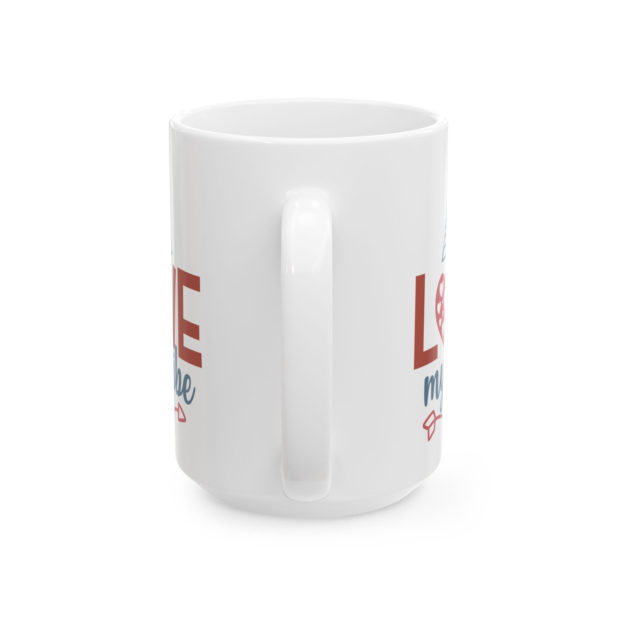 Teacher Appreciation Mug "Love My Tribe" Ceramic Mug — Heart & Arrow Family Coffee Cup (11oz, 15oz) - Image 9
