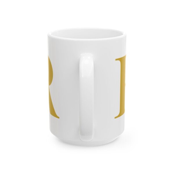 12504283574037254092_2048-1.jpeg Gold Letter R Monogram Mug – Gold Initial Alphabet Coffee Mug – 11oz/15oz Ceramic Mug