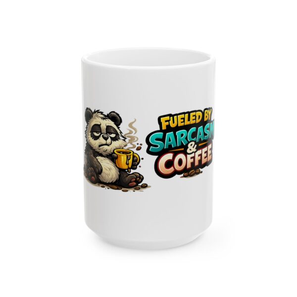 12707396905816042541_2048.jpeg Fueled by Sarcasm and Coffee Funny Coffee Mug – Coffee Lover Gift – 11oz/15oz Ceramic Mug