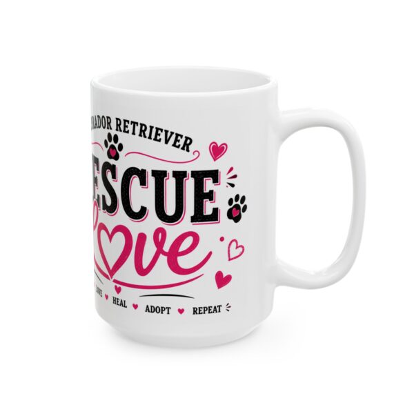 12708801463592518018_2048-1.jpeg Labrador Retriever Rescue Love Dog Lover Mug – Dog Mom Dog Dad Coffee Mug – 11oz/15oz Ceramic Mug